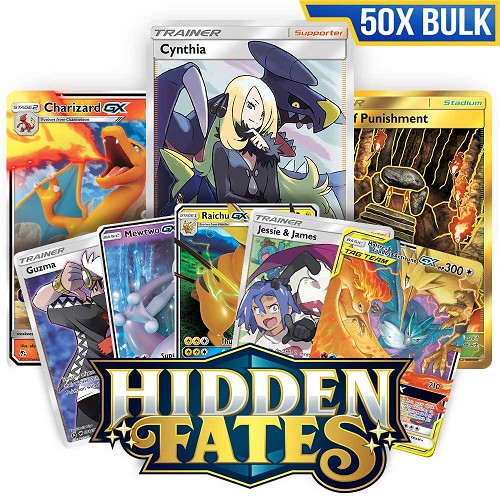 50x Hidden Fates Online Code